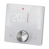 Smart Digital Thermostat 5A AC 95‑240V IP20 White Adjustable Backlight