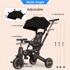 Bebehoo Tricycle Stroller for Toddler,Foldable Baby Tricycle,Kids Balance Bike with