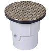 Oatey 74157 PVC General Purpose Cleanout with 6-Inch NI Cover,