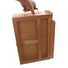 Wooden 3-Drawer Storage Box Easel,Adjustable Portable Tabletop Sketchbox Easel for