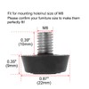 sourcingmap M8 x 10 x 22mm Furniture Glide Leveling Feet