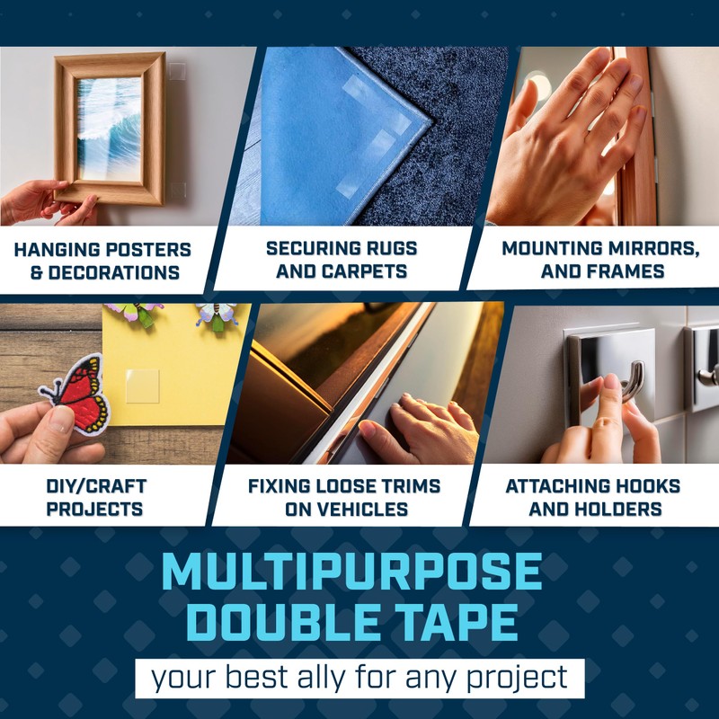 Lockport Nano Tape Double Sided Tape Heavy Duty Hanging -