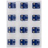 Caflon Blu 24 Carat Gold Plated Mixed Assorted Birthstone Studs