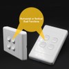 Contech CLSOL 4 Gang 2 Way Push Button Light Switch