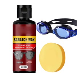 Lens Scratch Remover | Glasses Windshield Scratch Repair Fluid | Long-Lasting Protection Eyeglass Cleaning Fluids for Windshield Swimming Goggles Sunglasses