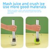 1 Pcs Cocktail Muddler, Stainless Steel Muddler with Grooved Head,