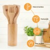 Rongxze 7-Piece Wooden Cooking Cutlery Set, Wooden Kitchen Utensils, Wooden