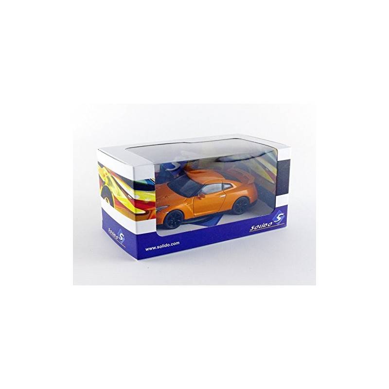 Solido S4401200 421436180" Nissan GTR Fahrzeug, Orange