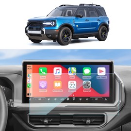 SKTU for 2025 Ford Bronco Sport Screen Protector 13.2 Inch for 2025+ Ford Bronco Sport (Big Bend/Free Wheeling/Heritage/Outer Banks/Badlands) 13.2-Inch Sync4 Infotainment Touchscreen [Ultra Clear, Anti Glare& Scratch] Ford Bronco Sport 2025 Accessories