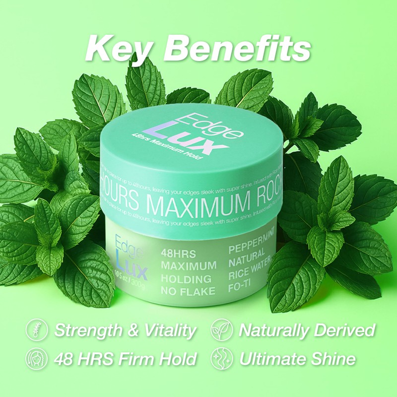 Lux Collection Edge Control Gel for 4C Hair – 48