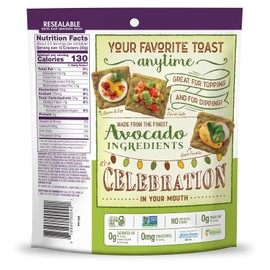 YCNO KOMBOFAN Crunch master Avocado Toast, Salt & Pepper, Crunchy Baked Rice Crackers (Pack of 2)- 3.54oz each