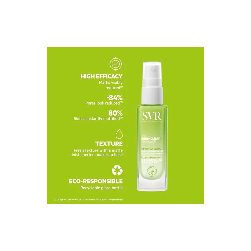 Svr Suero Facial Sebiaclear. Alternativa Retinoide Con Niaci