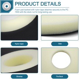 2-Pack 9" Backup Pads Works with a Variety of 9" Discs Sanding Systems, Compatible with Porter Cable 7800 Drywall Sander