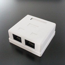 taro-zu Taro 'Small LAN for Low Zed, CAT6/Cat5e, 2 Ports RJ45 8 Pole 8 Core Exposure Tool-Free crs45 – c62j ECO Simple Package