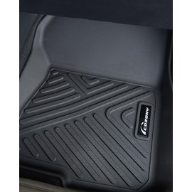 COZONY Floor Mats for Subaru Forester 2009-2013, TPE All Weather Forester Accessories Custom Fit Front 1st & 2nd Row Floor Liner, Black
