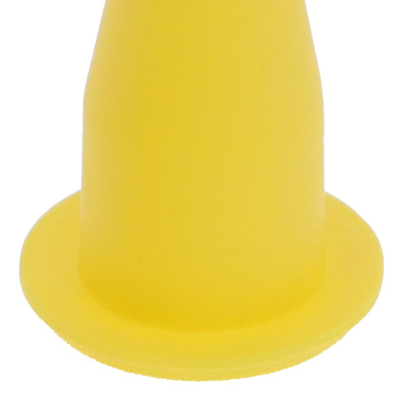 8PCS Cone Nozzle PE Plastic Reusable Yellow Corrosion Replacement for