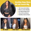 Deep Wave 13x6 Hd Lace Frontal Wigs 180% 250% Density