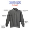 Comfort Colors Adult 1/4 Zip Sweatshirt, Style G1580, Blue Jean,