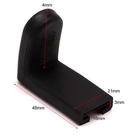 Replacement Snare Stand & Drum Sticks Holder Arm Ends Non-slip Rubber Pad Percussion Parts Drum Stand Accessory Tripod Arm Tips Pad Accessories(3Pcs）