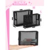 besharppin Mesh Cosmetic Pouch, Set of 2, Plain Makeup Pouch,