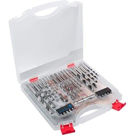 Werkzeyt Combination Drill Bit Set for Wood, Concrete, Masonry and Metal with Magnetic Bit Holder in Practical Plastic Box/Drill Assortment/Bit Set/Accessories/ZY23411, 30-Piece