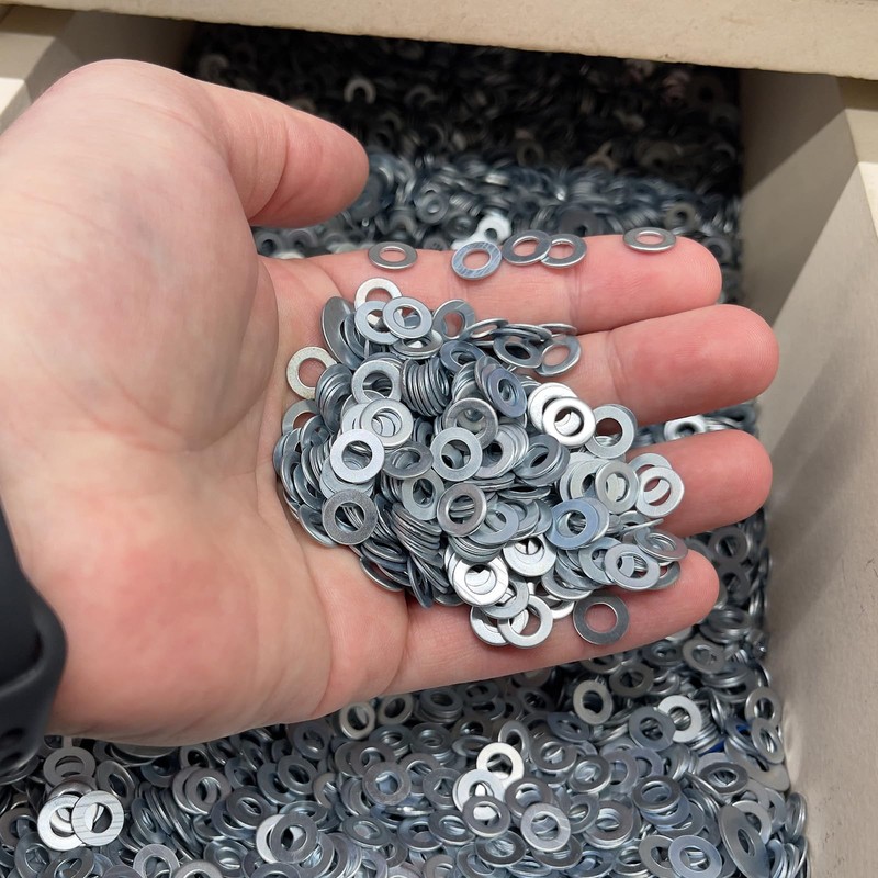 sourcing map 15 Pcs M4 Titanium Flat Washer Metric Flat
