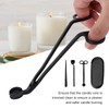 Wick Cutter Black Stainless Steel Candle Accessories With Wick Hook
