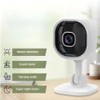 Jolywell Security Camera, 1080P Wide-Angle, AI Motion Detection, Starlight Night