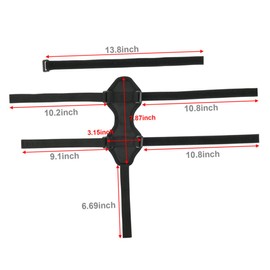 KONTONTY Wireless Speaker Bike Accessory Speaker Nylon Strap Holder for Cycling Fun