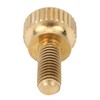 50Pcs Flat Knurled Thumb Screw Wring Round Head Pure Copper