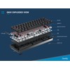 Geeky GK61 60% | Hot Swappable Teclado Mecánico de Juego