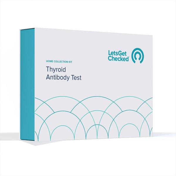 at-Home Thyroid Antibody Test by LetsGetChecked | Test for TSH, FT4, FT3, TGAB, TPO/TPEX, T4| Private and Secure | Online Results in 2-5 Days