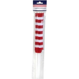 Greenbrier Mini American Flags on Plastic Sticks, 11 in. X 7 in. - 3/pkg.