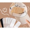 Erioctry 40PCS White Disposable Collar Protectors - Self-Adhesive Sweat Pads
