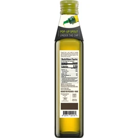 Zeta Extra Virgin Olive Oil, 8.5 fl oz (3 Pack) | Premium Glass Bottle with Pop-Up Spout | Cold-Pressed | Product of Spain | Ideal for Baking, Cooking, Grilling, Roasting, Pasta & Salads