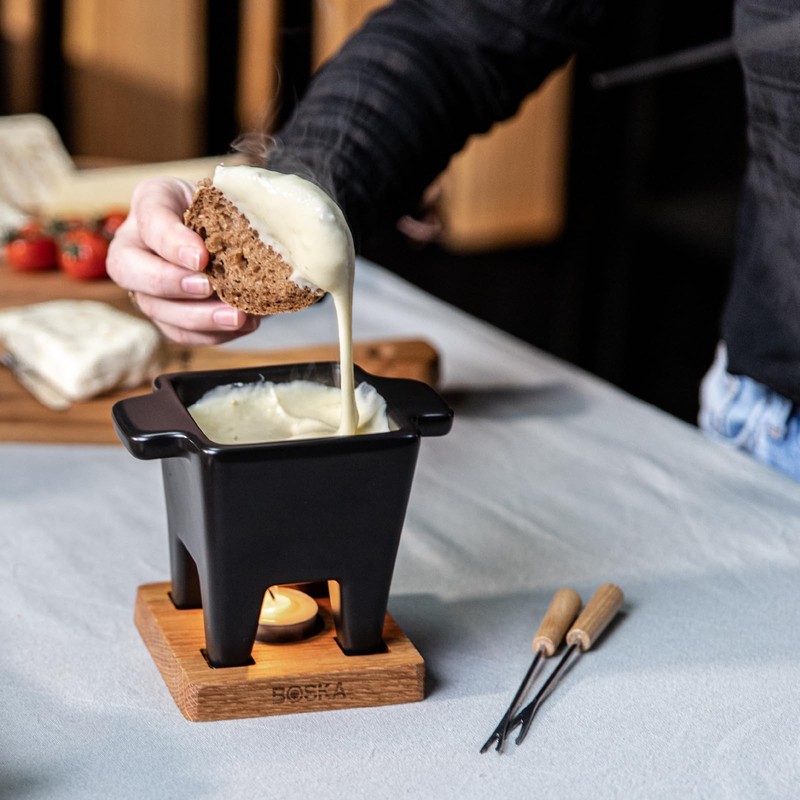 Boska Tealight Tapas Fondue Set - Best for Cheese or