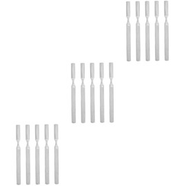 Beavorty 15pcs Rustproof Stainless Steel Nail Files for Manicure and Pedicure Nail Shaping Tools Dual-Sided Design Portable and Easy to Use for Travel