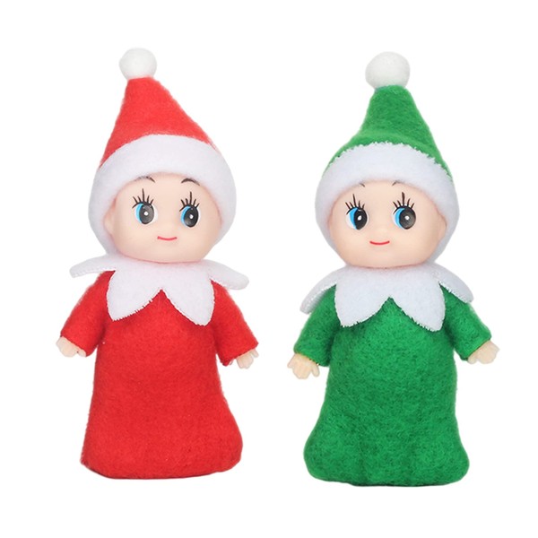 Christmas Baby Elf Doll for Boys&Girls,Christmas Accessory Tiny Baby Elf Doll Christmas Tradition Mini Elf Baby Doll Novelty Toys,Baby Elves Dolls Toy for Kids Xmas New Year Gift Stocking Stuffers
