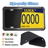 Trailer License Plate Bracket Holder with Silicone Car Tag Frame