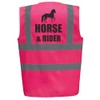 Horse & Rider - Horse Riding Equestrian Premium Pink Hi