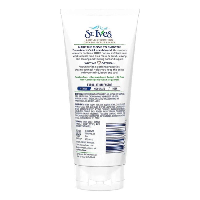 St. Ives Exfoliante Facial Nutritivo Y Suavizante Y Mascaril