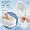 XINIFOOT 2 Pairs Memory Foam Insoles with Arch Support Insoles
