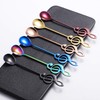 Music Note Spoons 6-Pack Creative Cute Teaspoons 18/10 Stainless Steel