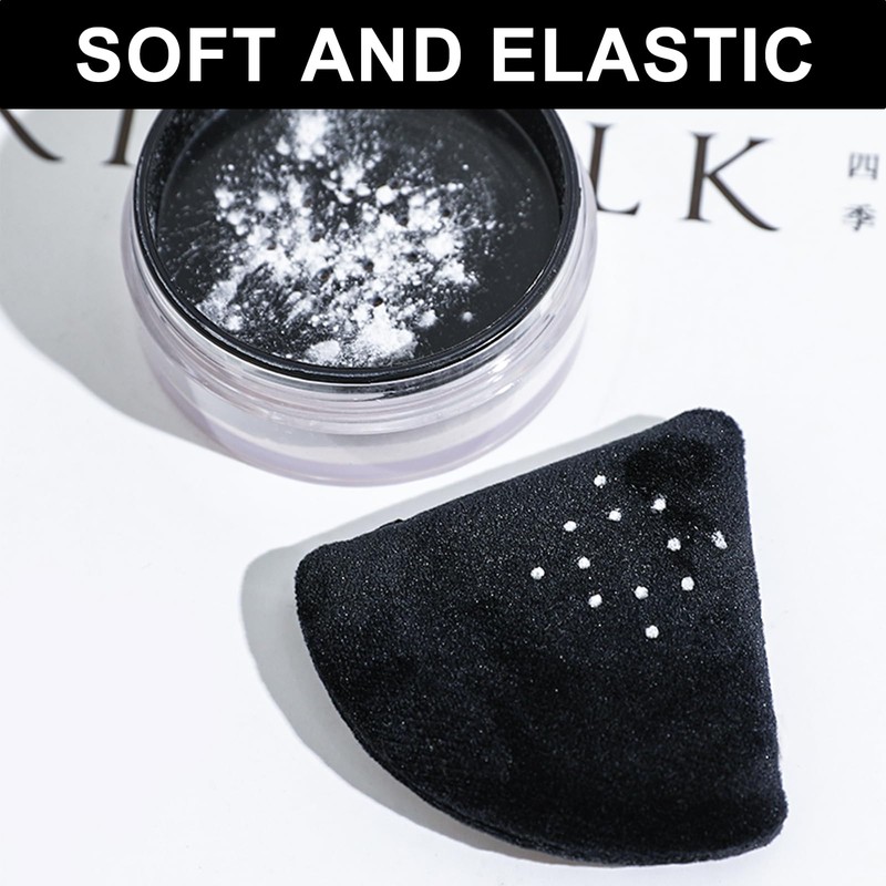 4 Pcs Powder Puff - Triangle Powder Puff Soft Powder