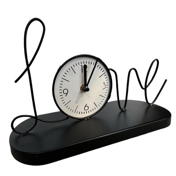 Mantel Clock | Classic Home Design | Black | Modern