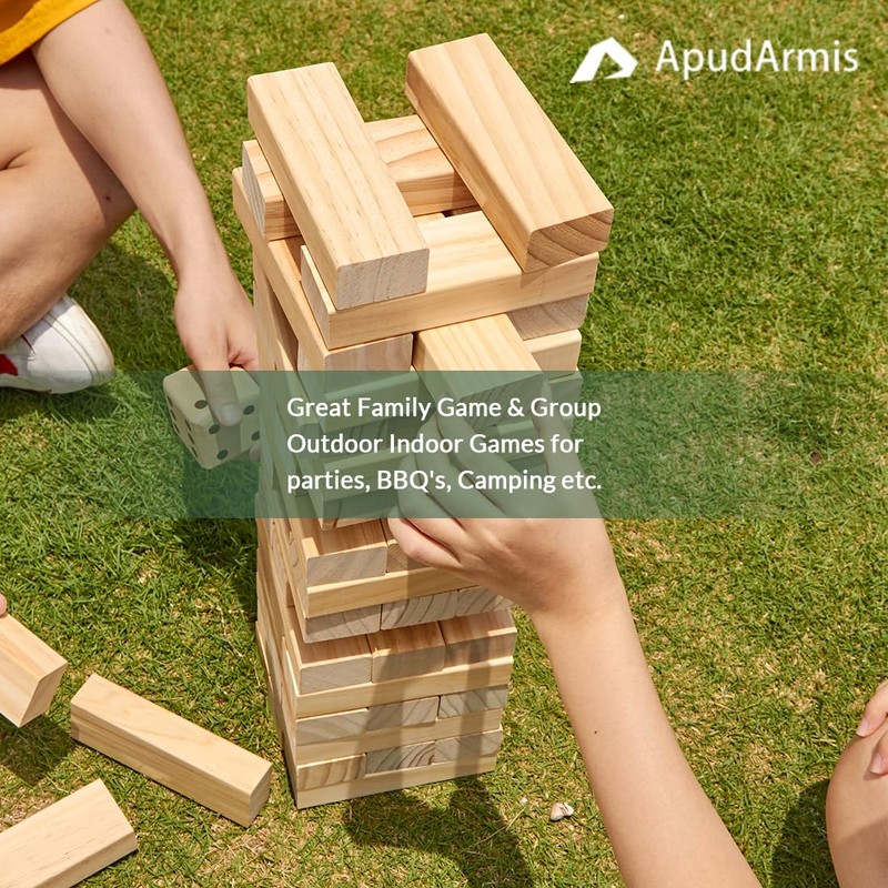 ApudArmis 54 PCS Tumble Timber Set [Up to 3.2FT], Pine