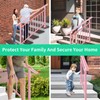 Adjustable Handrails for Outdoor Steps – Pink Metal Stair Railing
