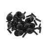 A ABSOPRO 20pcs Plastic Rivet Car Fender Push-Type Fastener Clips