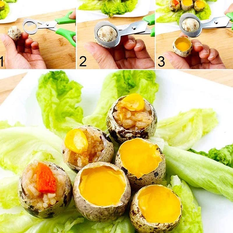 AIMALL Pigeon Quail Egg Scissors Cracker Opener, Stainless Steel Cigar