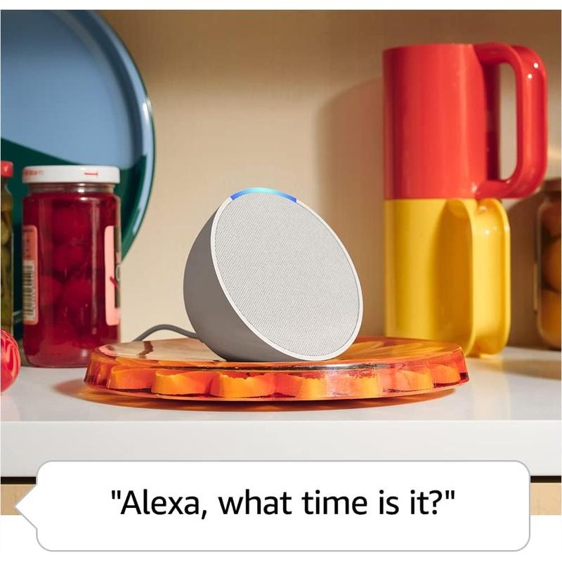 Echo Pop | Alexa fits in anywhere: bedroom, living room,